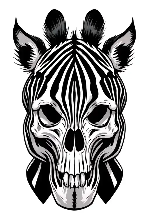 Zebra Skull
