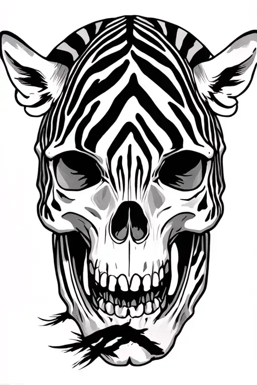 Zebra Skull