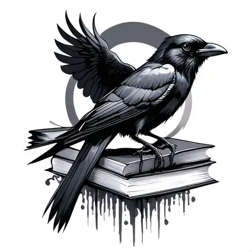 Books Crow Fantasy Themed