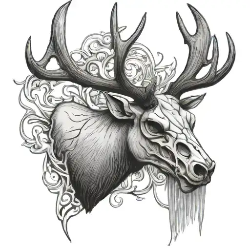Elk Skull