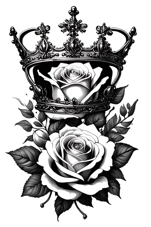 Roses And Crown