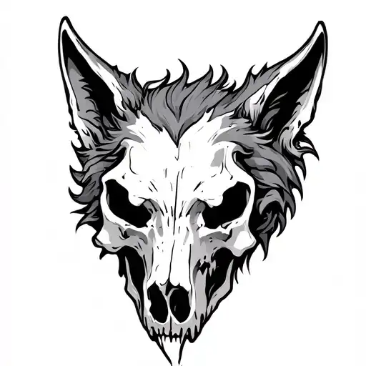 Dire Wolf Skull