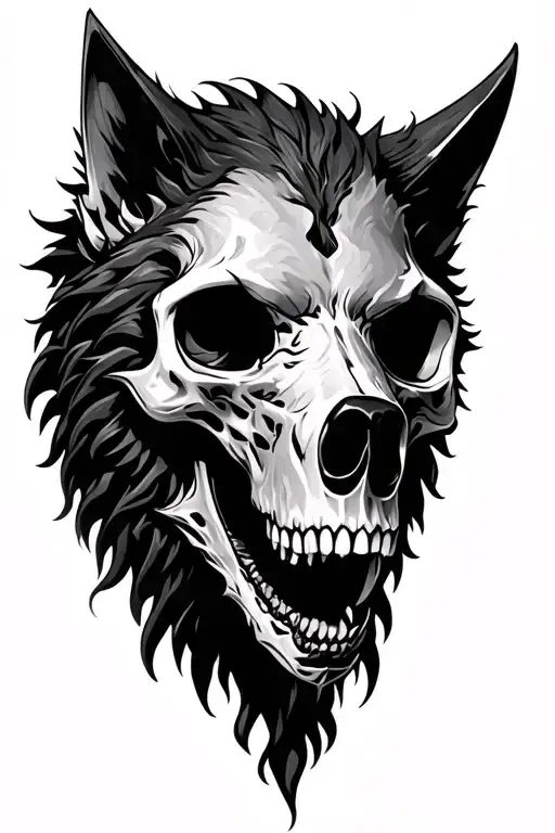 Dire Wolf Skull