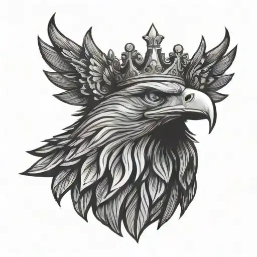 Eagle With Crown