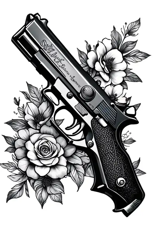 Gun And Gun Holder Girly