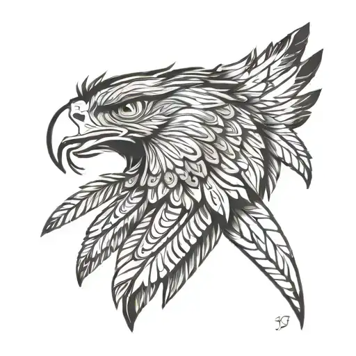 Native American Hawk