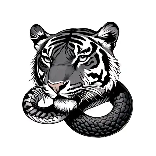 Tiger And Snake