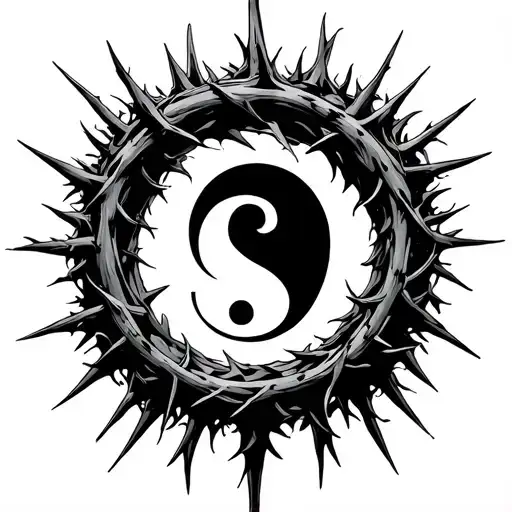 Semicolon Crown Of Thorns