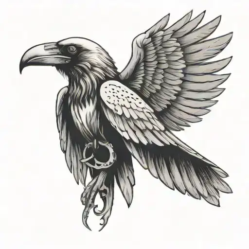 Crow Skull Plague Doctor Wing