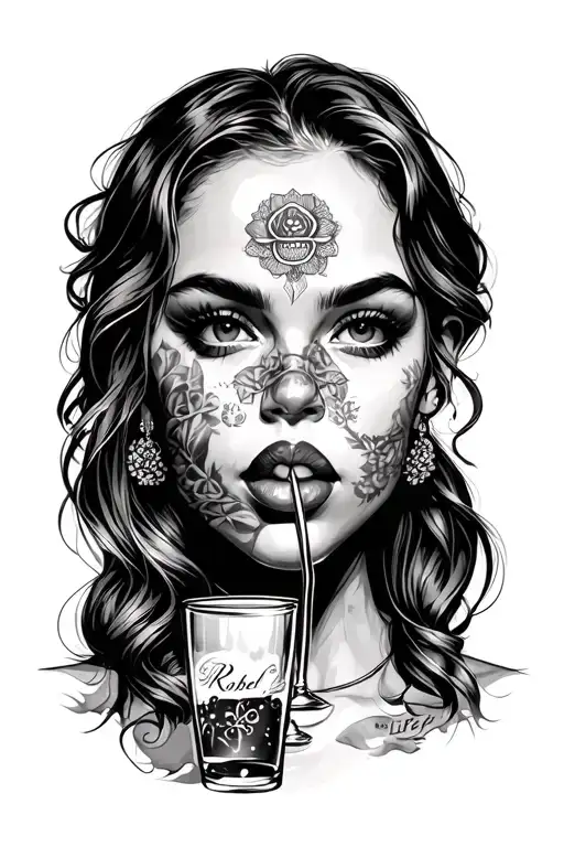 Rebel Lifestyle Alcohol Drugs Drink Girls