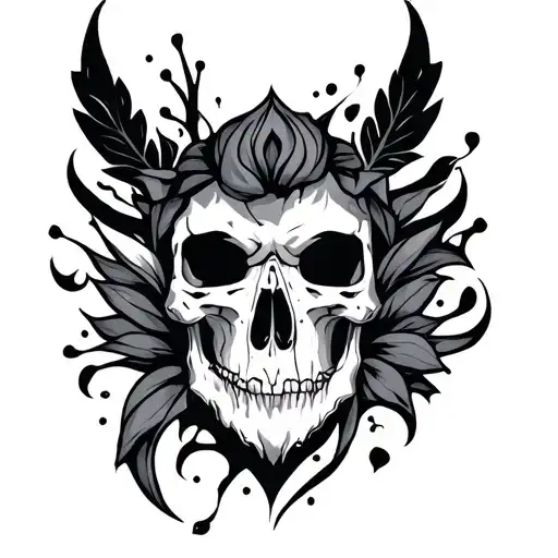 Blackout Chest Tatto