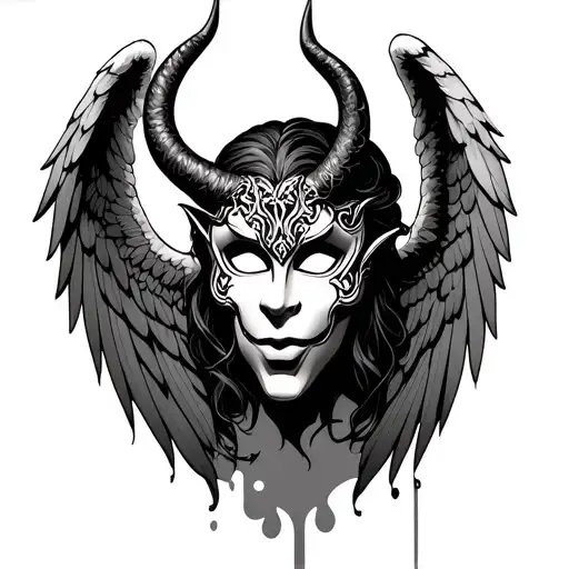 Angel Devil Mask
