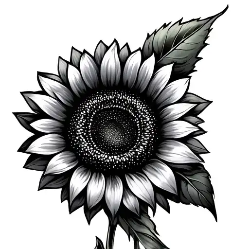 Sunflower Cancer Ribon