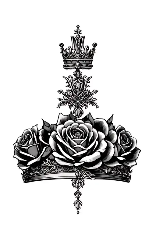 Crown And Roses