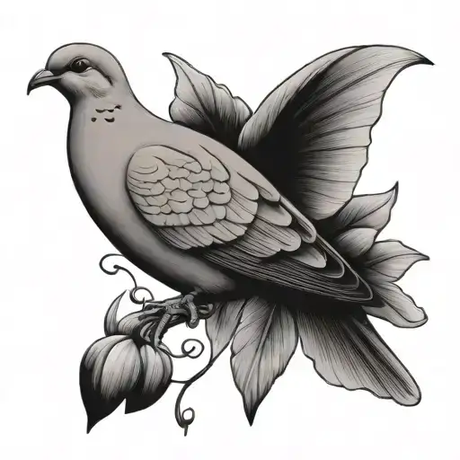 Mourning Dove Traditional Style