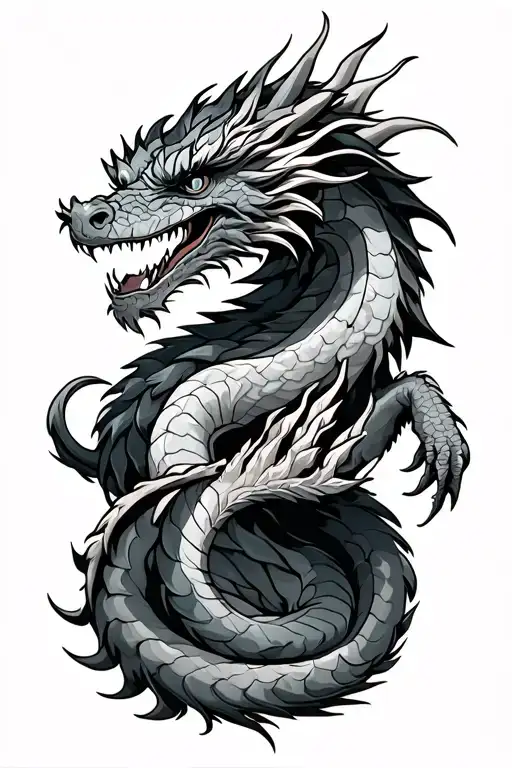 Western Dragon Wrapped Loosely