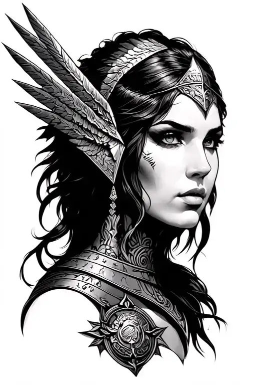Valkyrie Warrior Woman