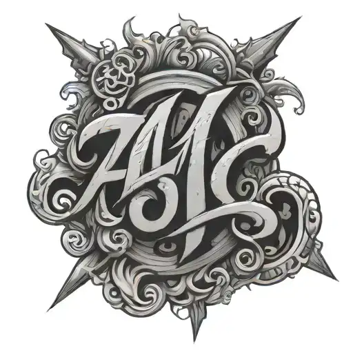 4Mg Lettering Aggressive