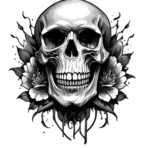 Skull Full Arm Sleeve