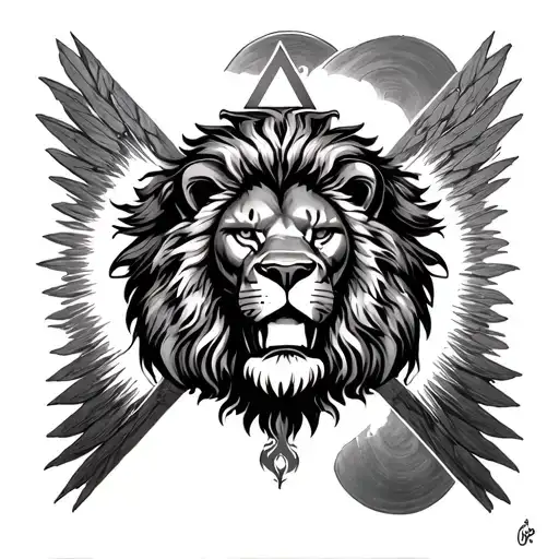 Illuminati Consisting A Lion Leg