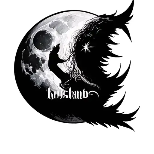 Husbands Name With Moon