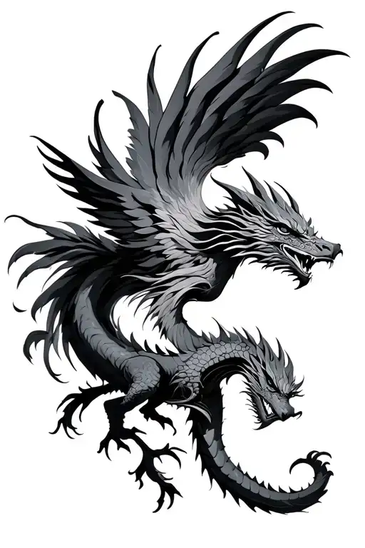 Dragon And Phoenix Rising