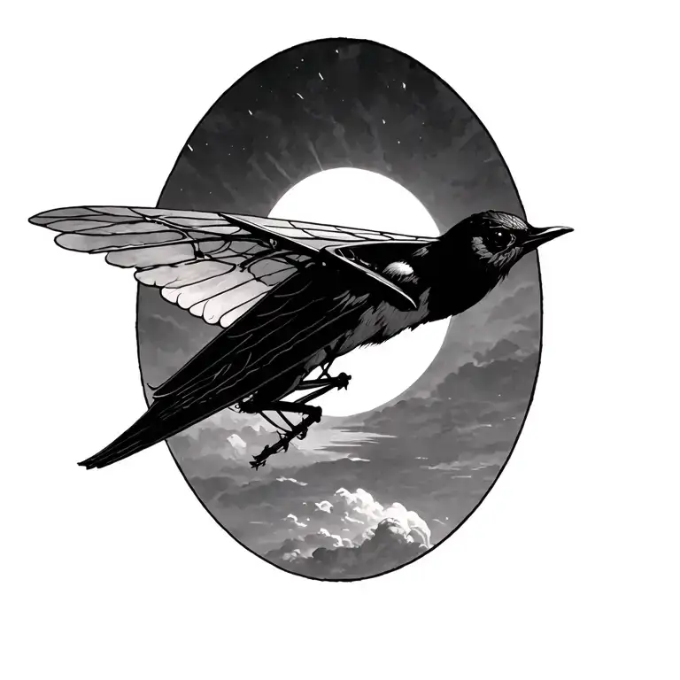 Ornithopter In Flight From Dune Simple