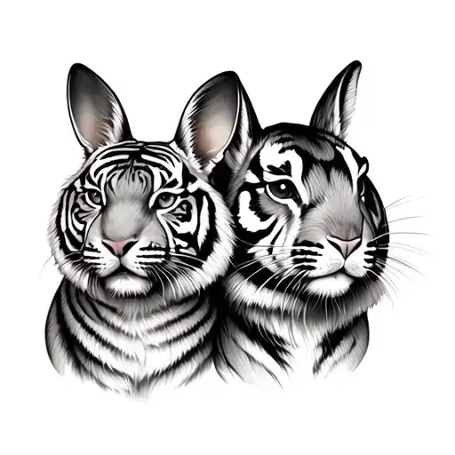 Tiger And Rabbit