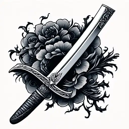 Samurai Sword Embedded