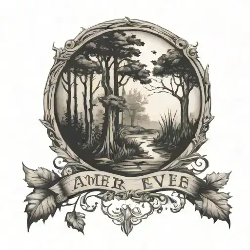 Woods Nature Forever And Ever Amen