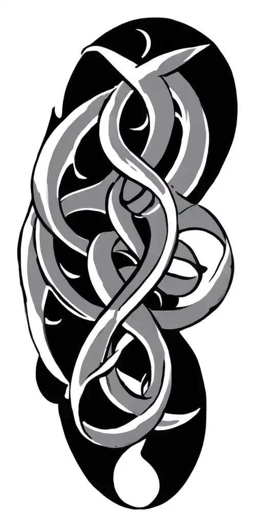 Pictish Art With Pictish Symbols Intertwined