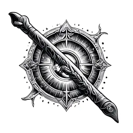 Enlates The Symbol Of Eternity And A Hoe