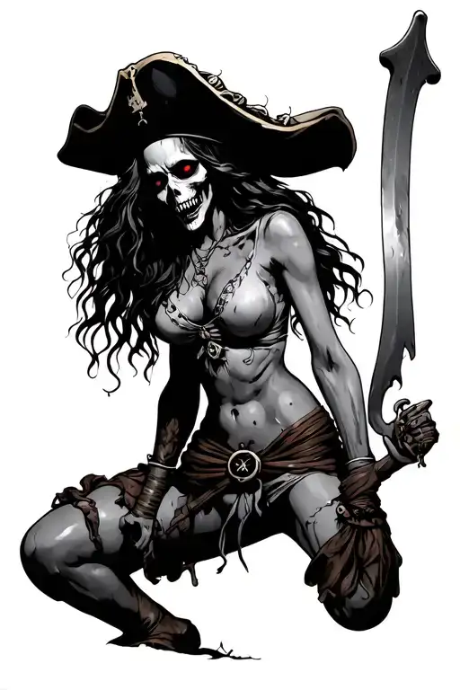 Pirate Woman Zombie