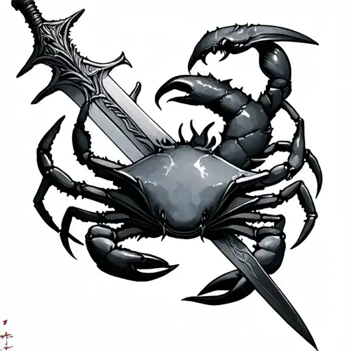 Demon And Crab Teamy Sword