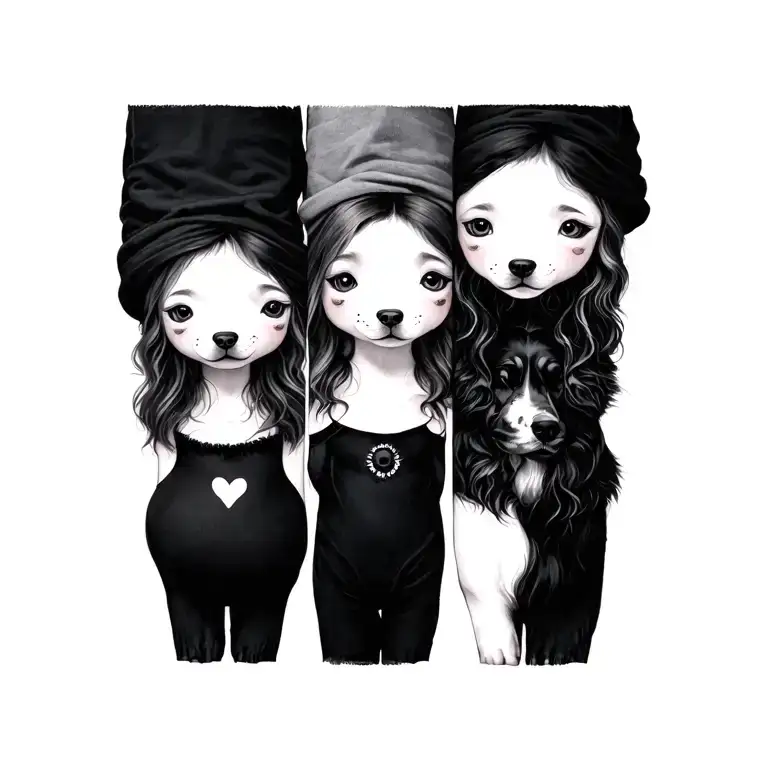 Small Minimal Tattoos For Ankle For 3 Best Friends