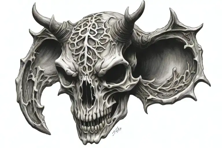 Deer Skull Realistic