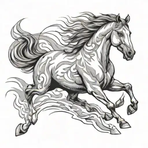 Horse Galloping