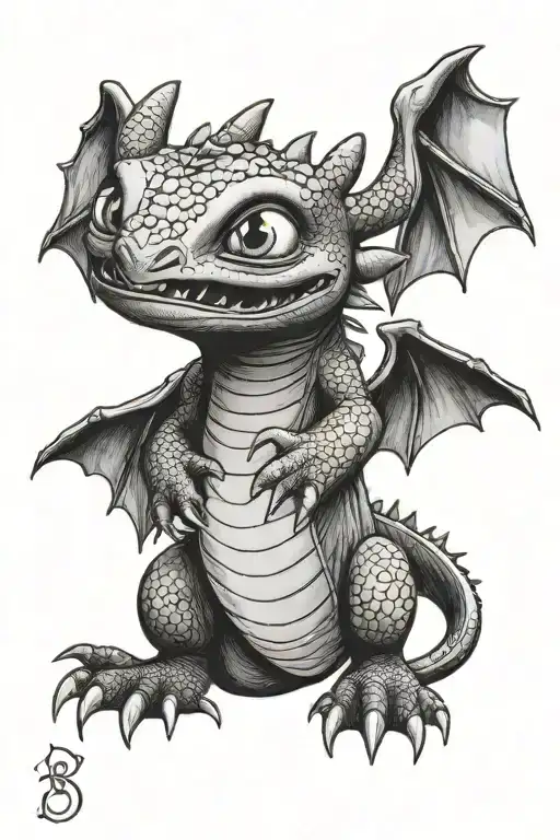 Toothless From How To Train Your Dragon