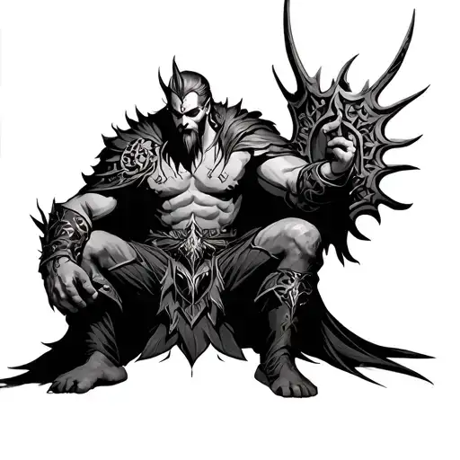 Diablo Immortal King Sitting