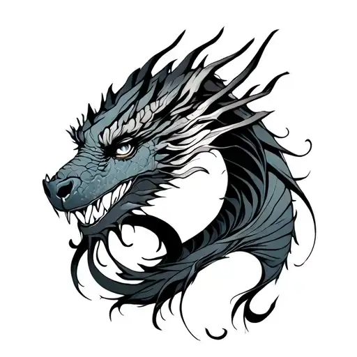 Dragon With Woman Face