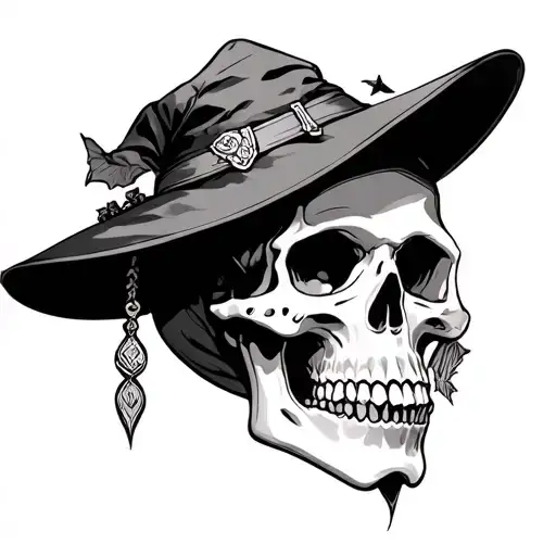 Skull Witchy Style