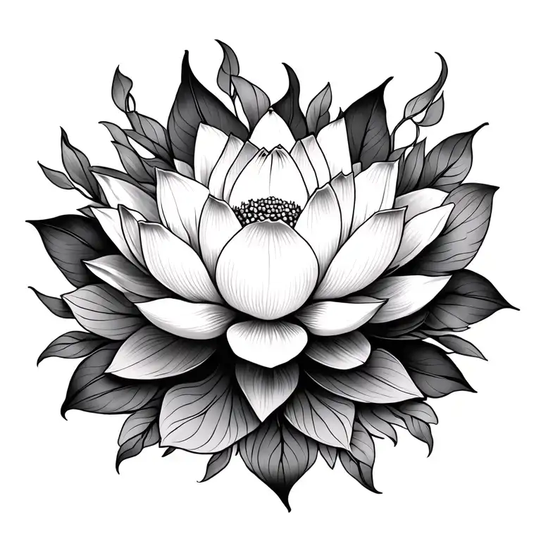 Lotus Blossom With Mandala