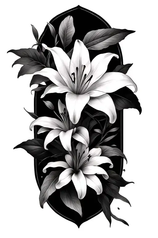 Lilies And Vines Wrapping