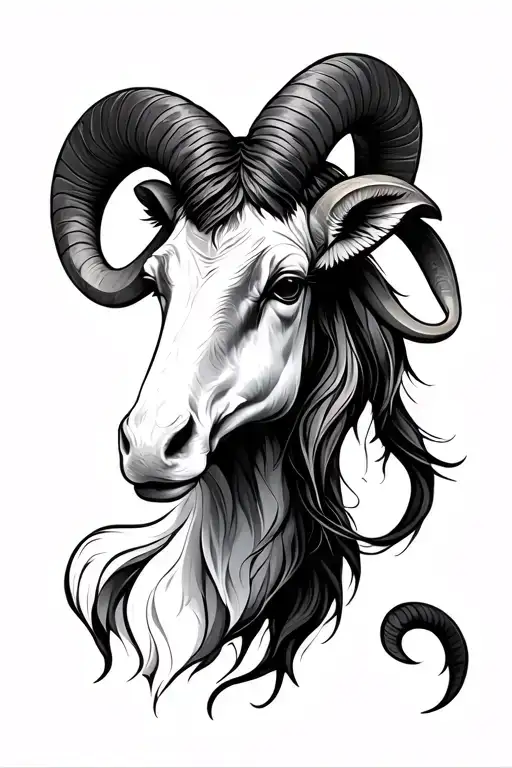 Aries And Sagittaurus Zodiac Symbol