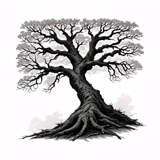 Tree No Leaves With Names Incorporated