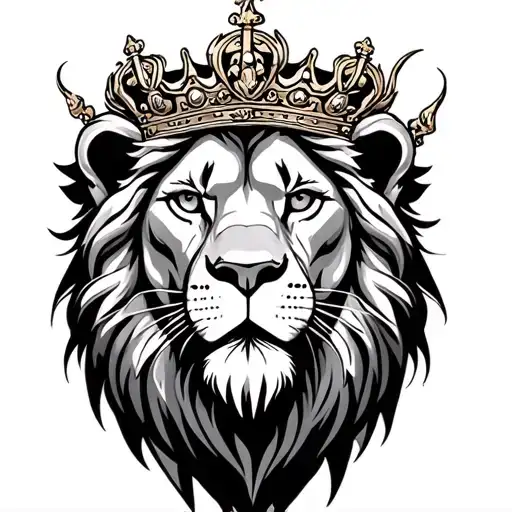 Lion With Crown