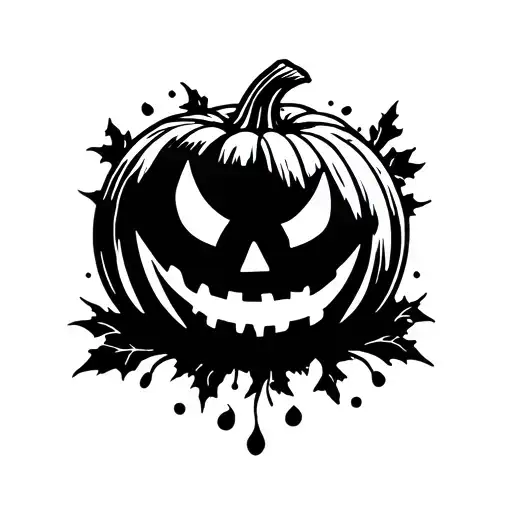 Pumpkin Cut Out Of Arm