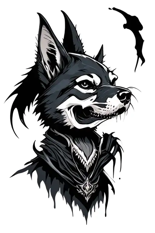 Reaper With Jackal Face