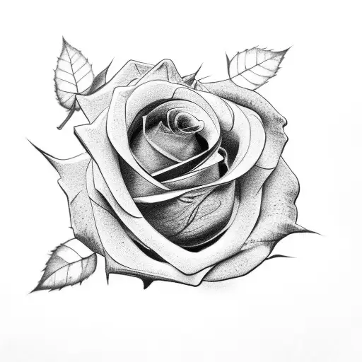 3 Roses With Black Leaves