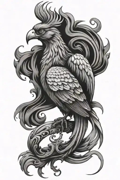 Phoenix Bird Sitting